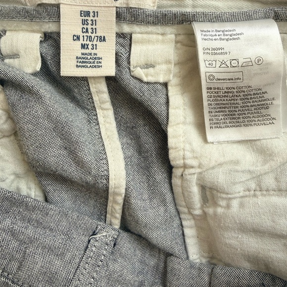 H&M Men's Shorts Size 31 - Picture 3 of 7